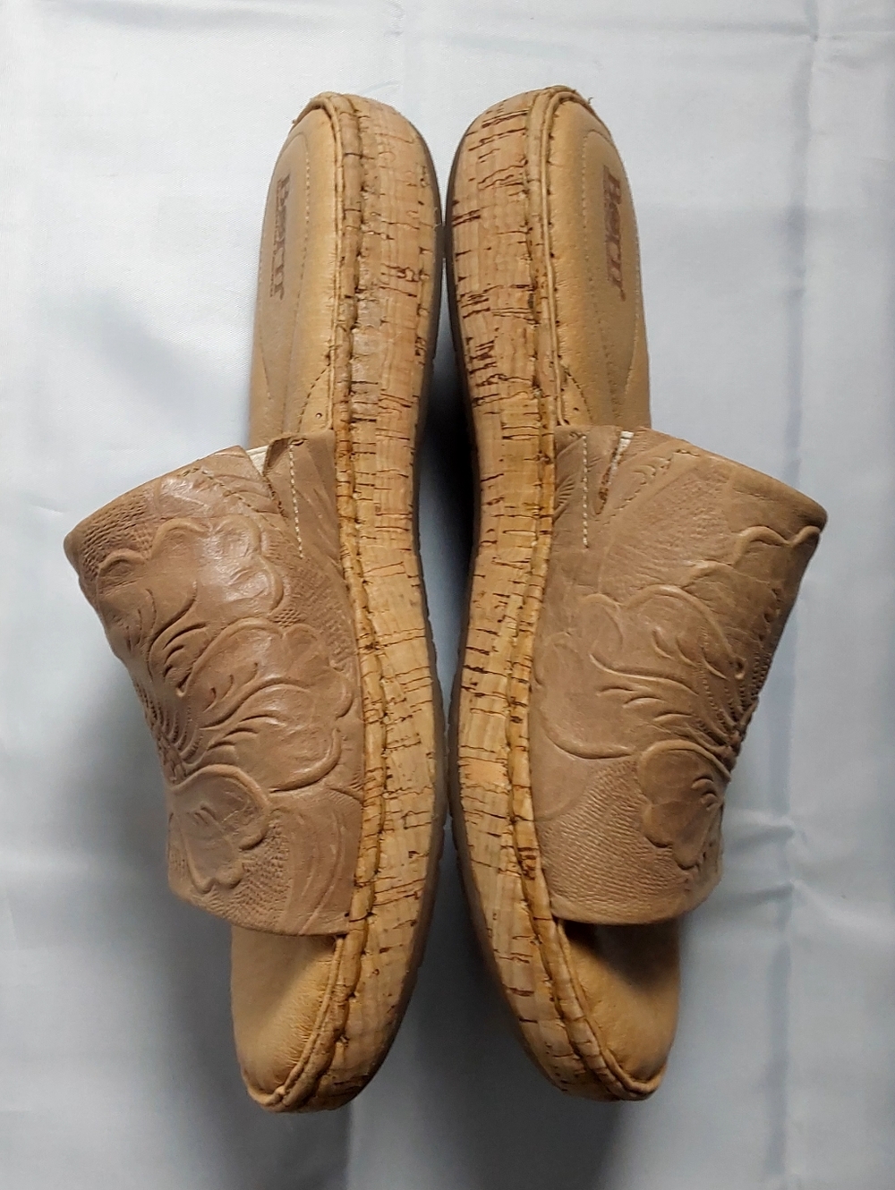  Born Fishlake Embossed Leather Slide Sandal - Picture 5 of 11